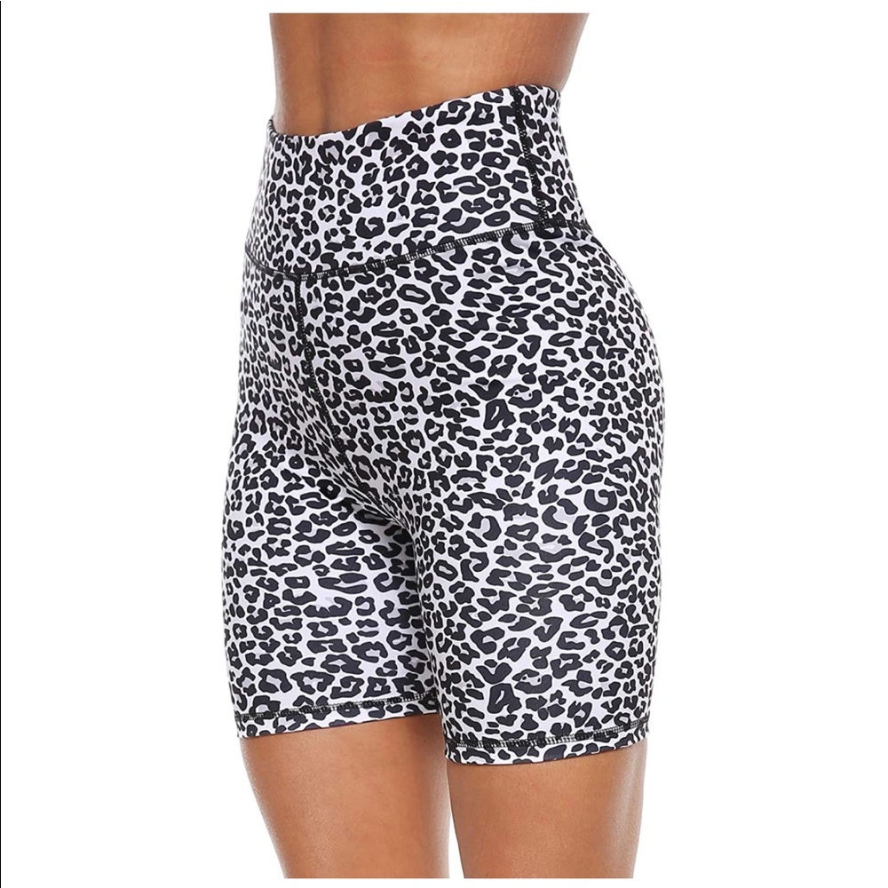 Athletic, printed biker shorts